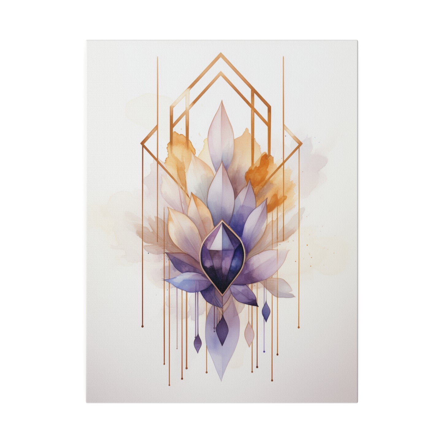 Ethereal Bloom Matte Canvas