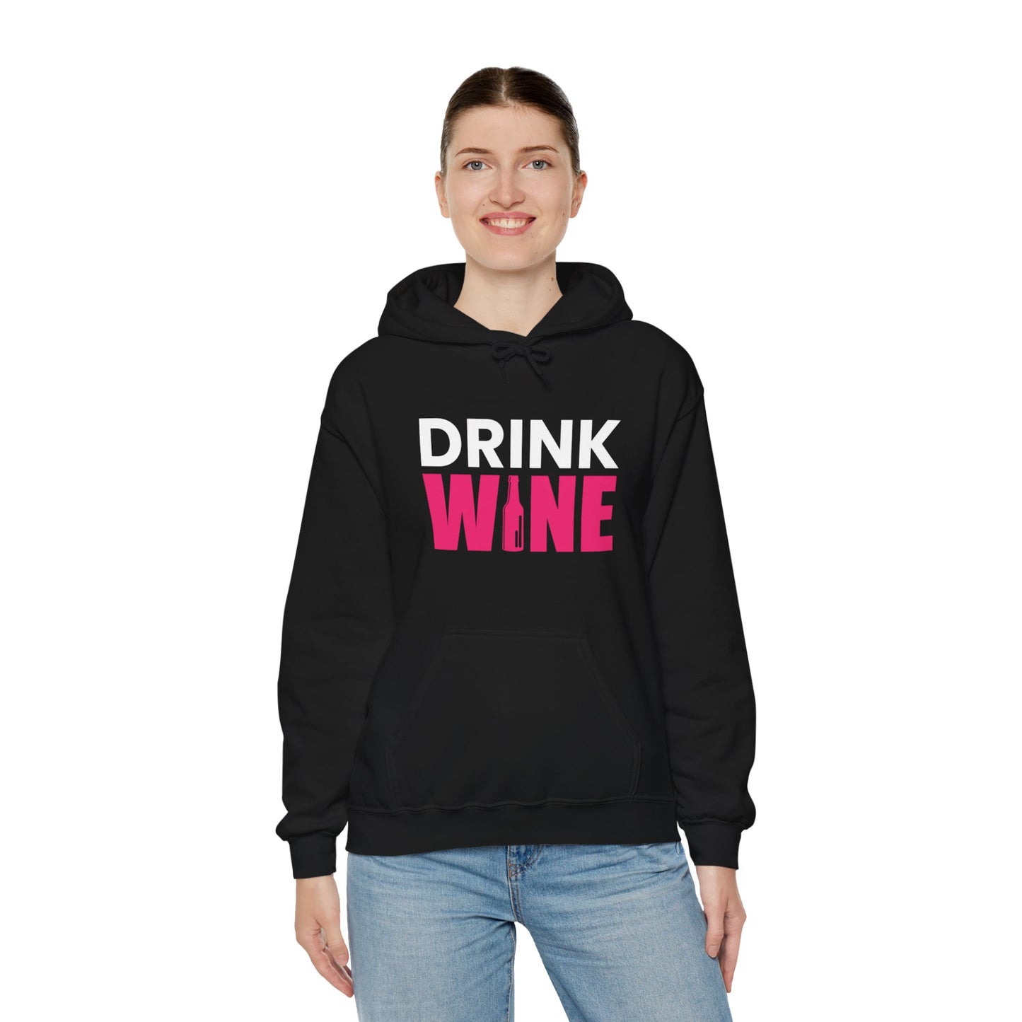 Drink Wine - Heavy Blend Hooded Sweatshirt