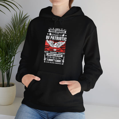 American Patriot - Unisex Heavy Hooded Sweatshirt