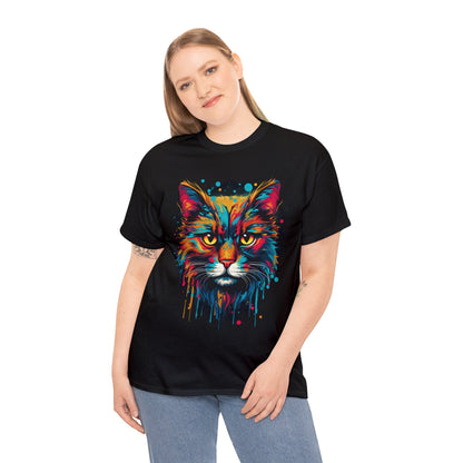 Graffiti Cat - Unisex Heavy Cotton Tee