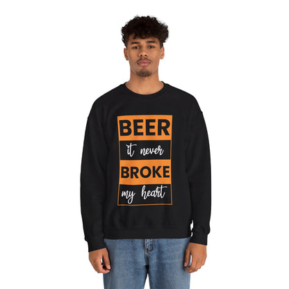 Slogan Print Crewneck Sweatshirt