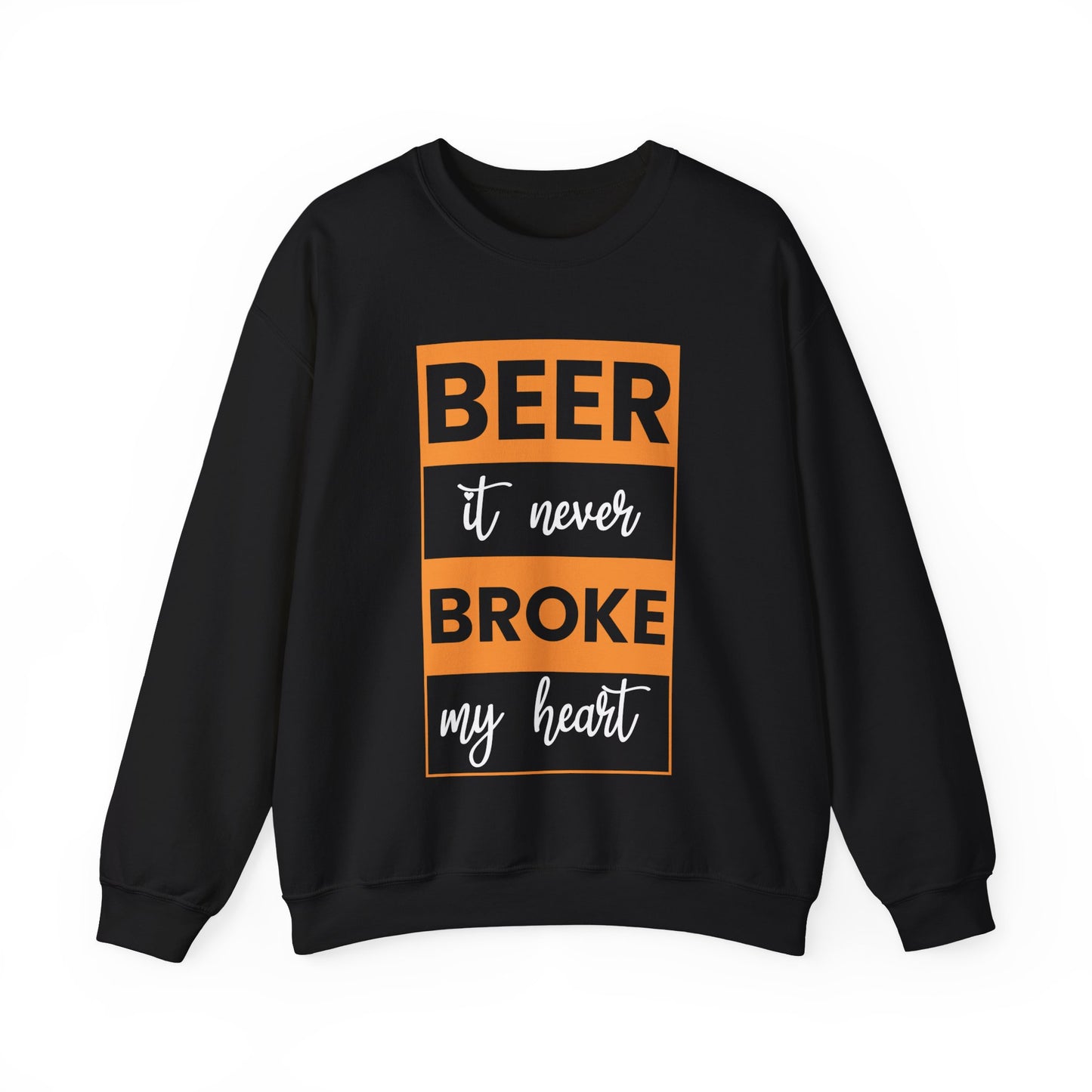 Slogan Print Crewneck Sweatshirt