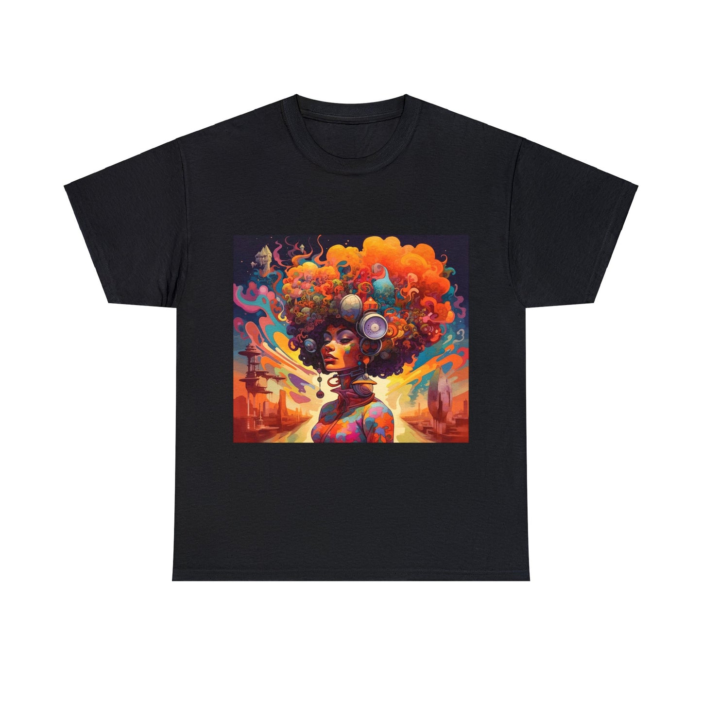 Cosmic Harmony - Unisex Heavy Cotton Tee