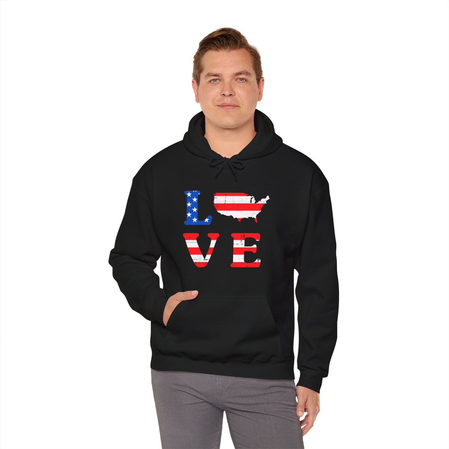 LOVE - Heavy Blend Hooded Sweatshirt