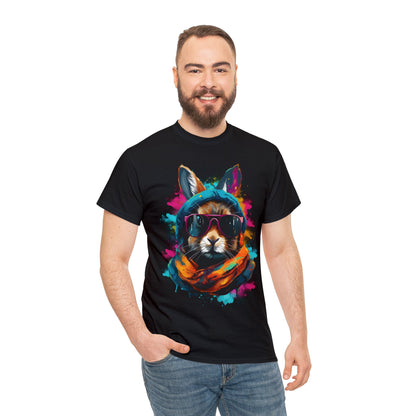 Cosmic Canine Coolness - Unisex Heavy Cotton Tee