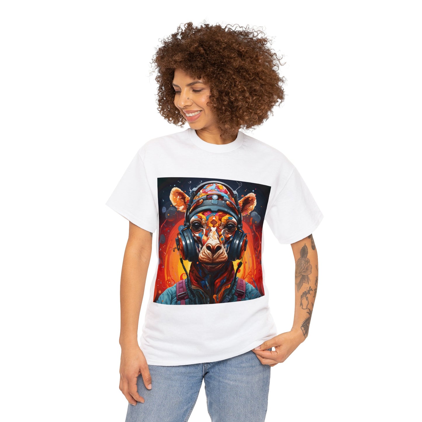 Galactic Giraffe Artistic Tee