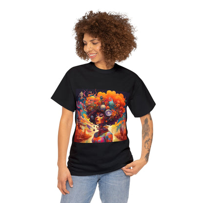 Cosmic Harmony - Unisex Heavy Cotton Tee