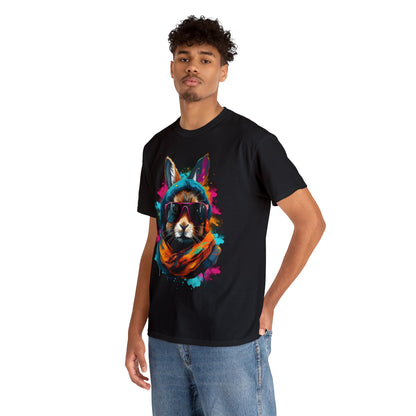 Cosmic Canine Coolness - Unisex Heavy Cotton Tee