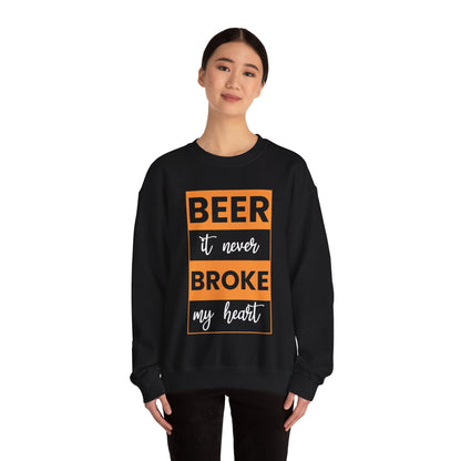 Slogan Print Crewneck Sweatshirt