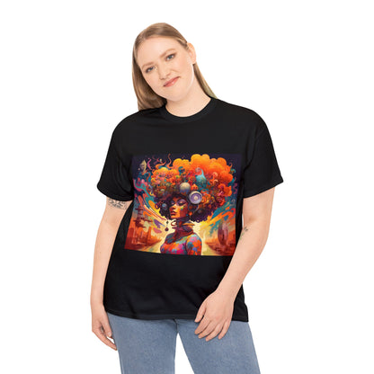 Cosmic Harmony - Unisex Heavy Cotton Tee