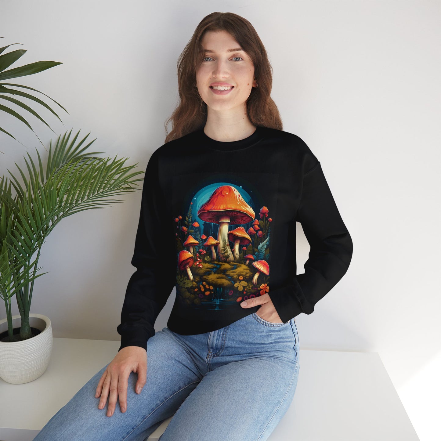 Enchanted Mushroom Forest Sweatshirt