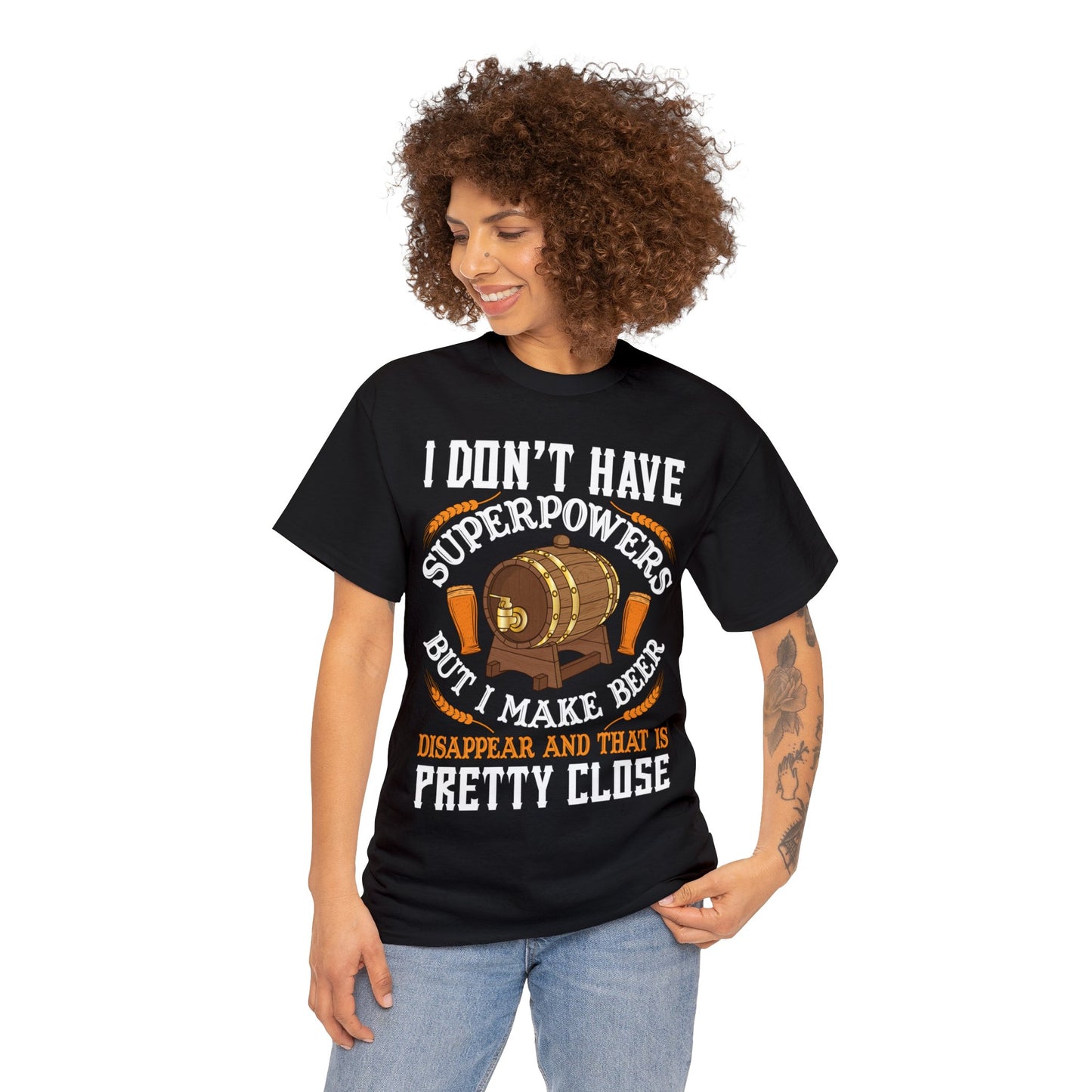 I Don't Have Superpowers - Unisex Heavy Cotton Tee