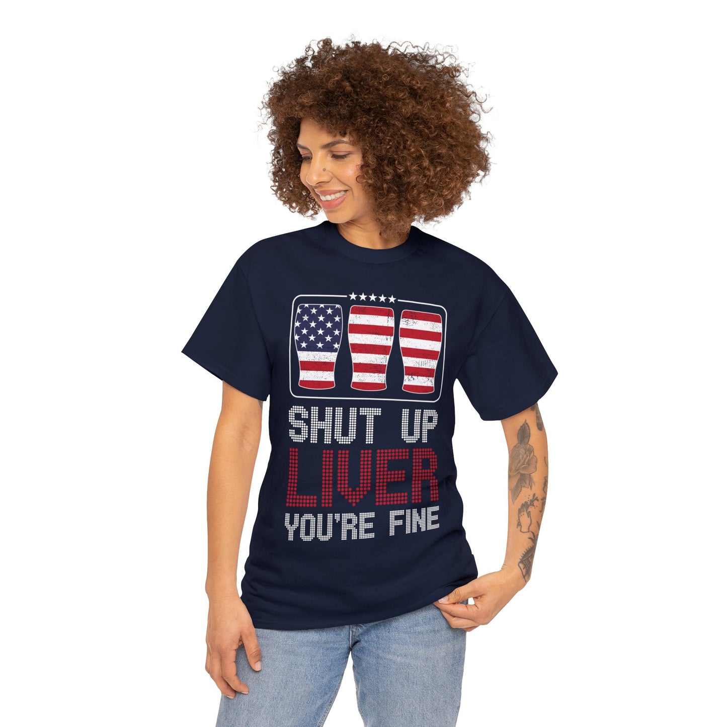 Shut Up Liver - Unisex Heavy Cotton Tee