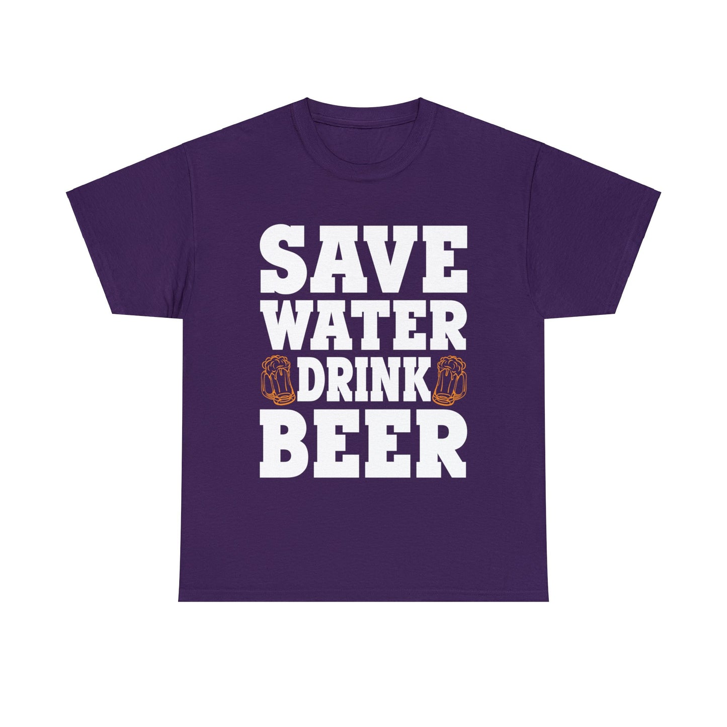 Save Water Drink Beer - Unisex Heavy Cotton Tee