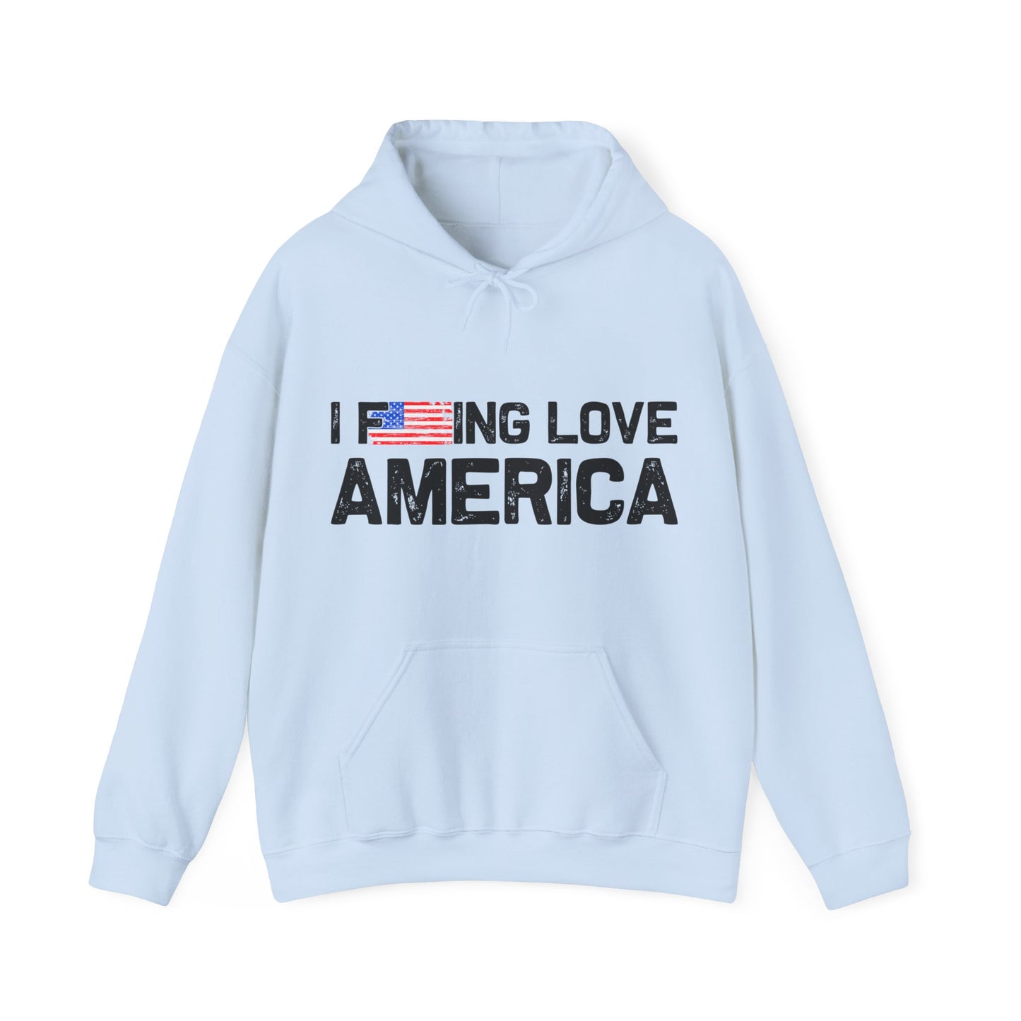 I F-ing Love America - Heavy Blend Hooded Sweatshirt