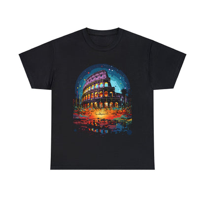 Luminous Cityscape - Unisex Heavy Cotton Tee