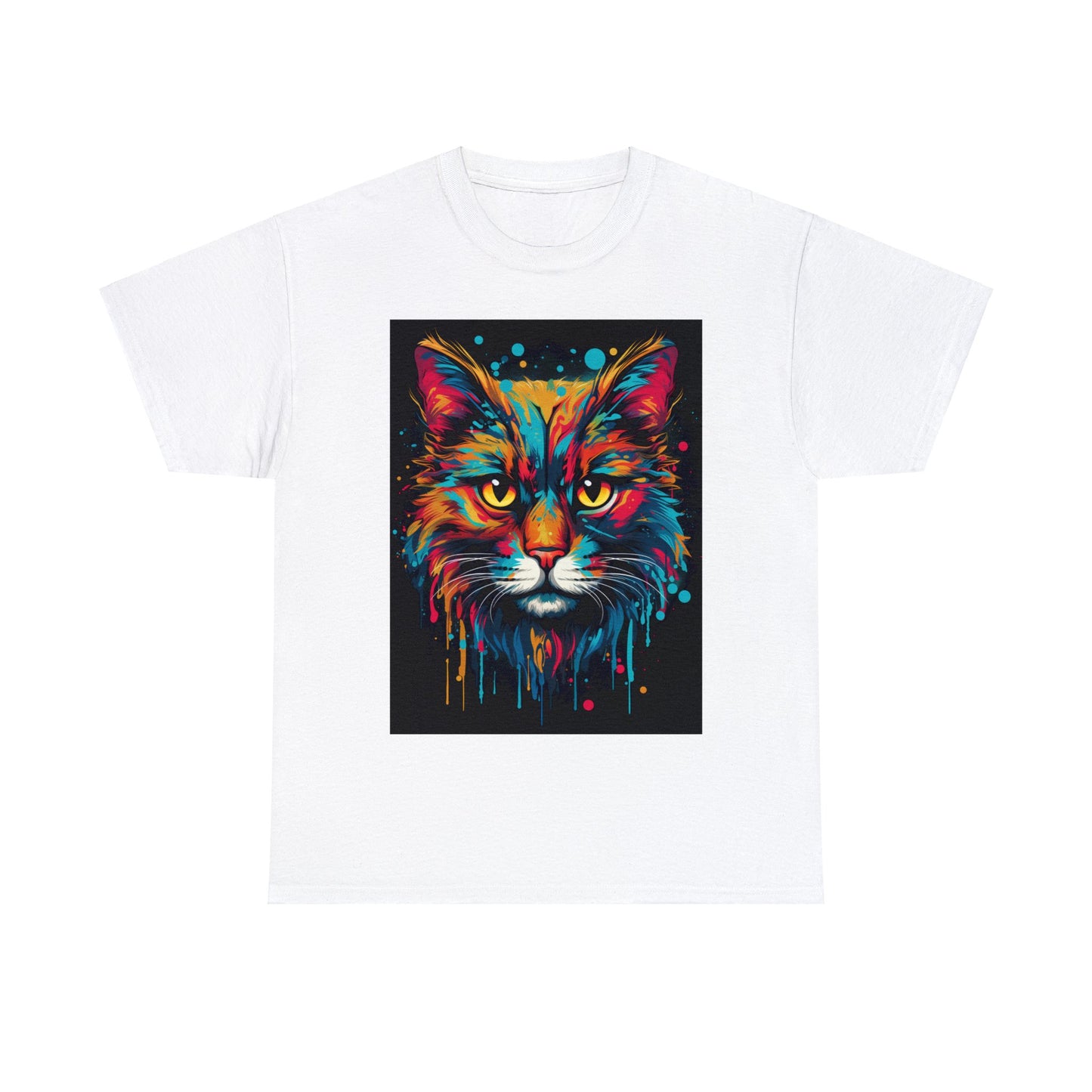 Graffiti Cat - Unisex Heavy Cotton Tee