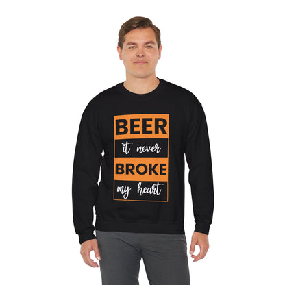 Slogan Print Crewneck Sweatshirt