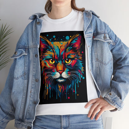 Graffiti Cat - Unisex Heavy Cotton Tee