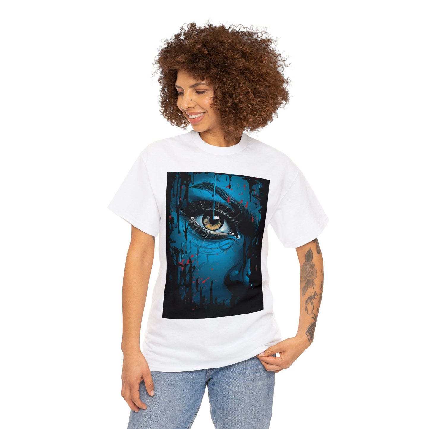 Mystic Gaze Tee - Unisex Heavy Cotton Tee