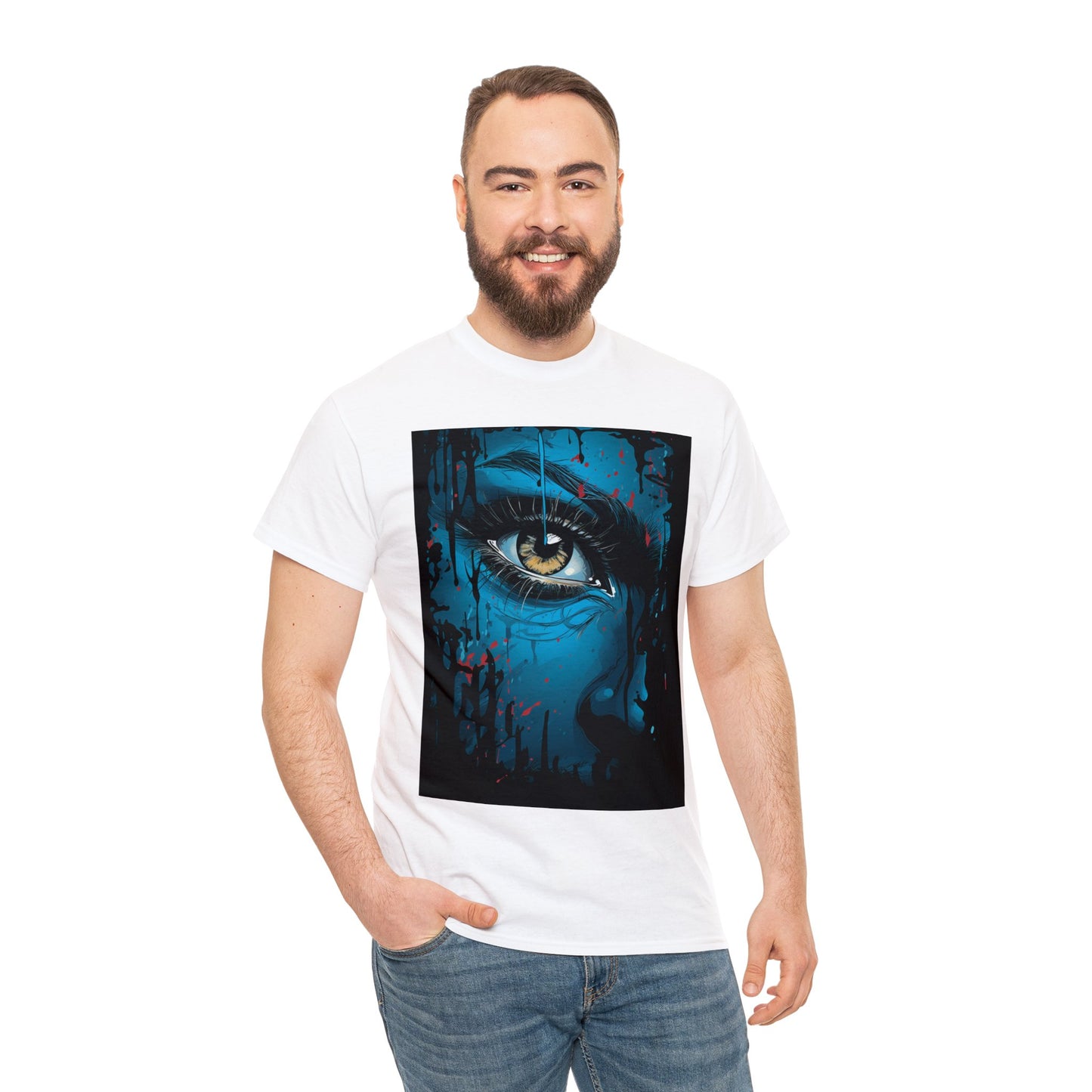 Mystic Gaze Tee - Unisex Heavy Cotton Tee