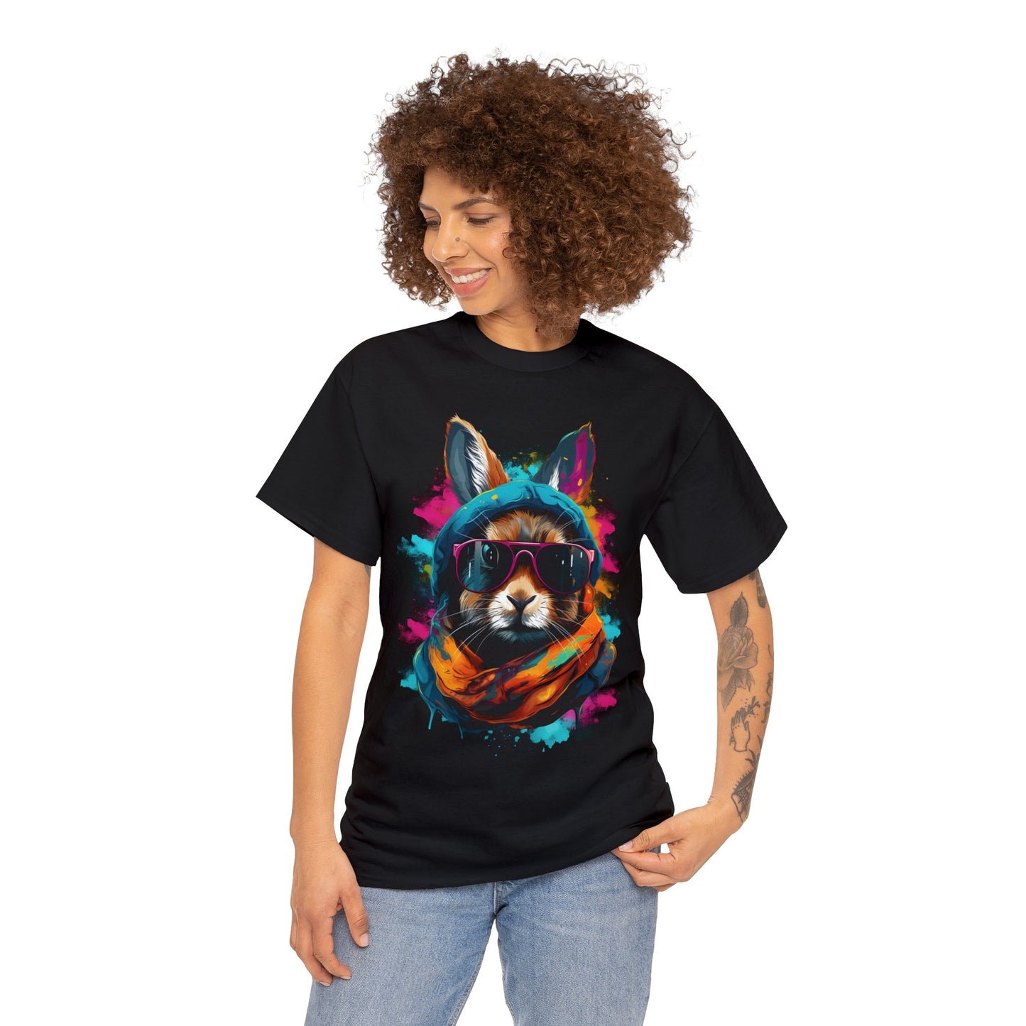 Cosmic Canine Coolness - Unisex Heavy Cotton Tee