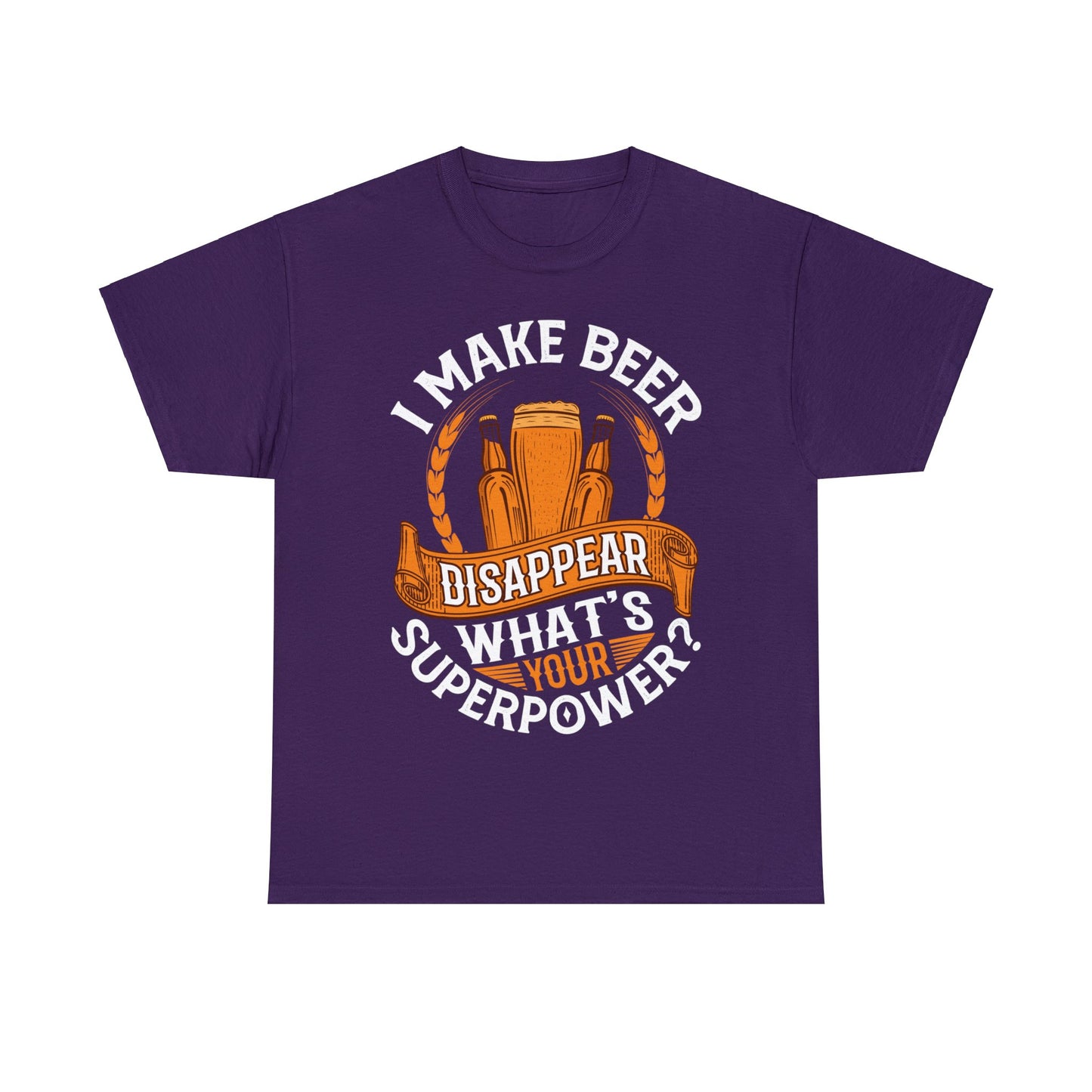 I Make Beer Disappear - Unisex Heavy Cotton Tee