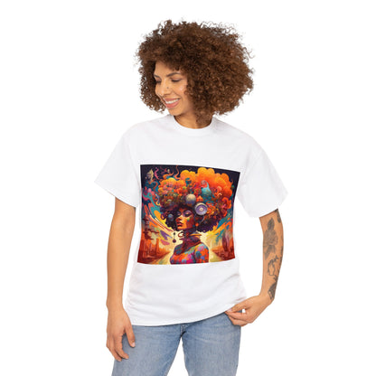 Cosmic Harmony - Unisex Heavy Cotton Tee