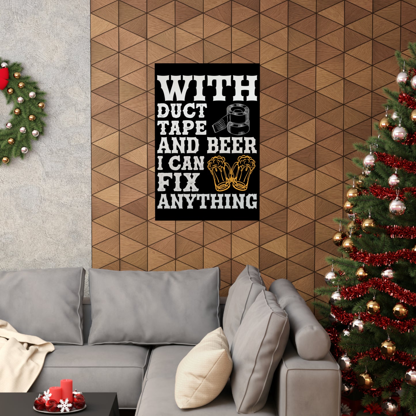 Duct Tape & Beer Matte Vertical Posters