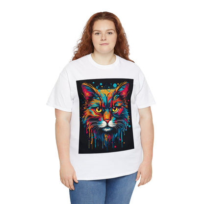 Graffiti Cat - Unisex Heavy Cotton Tee