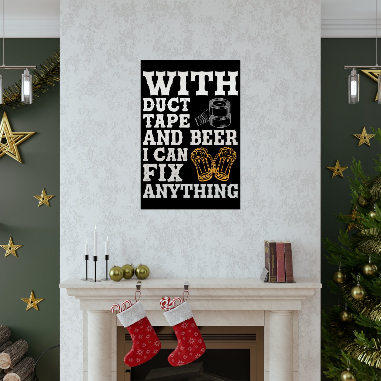 Duct Tape & Beer Matte Vertical Posters