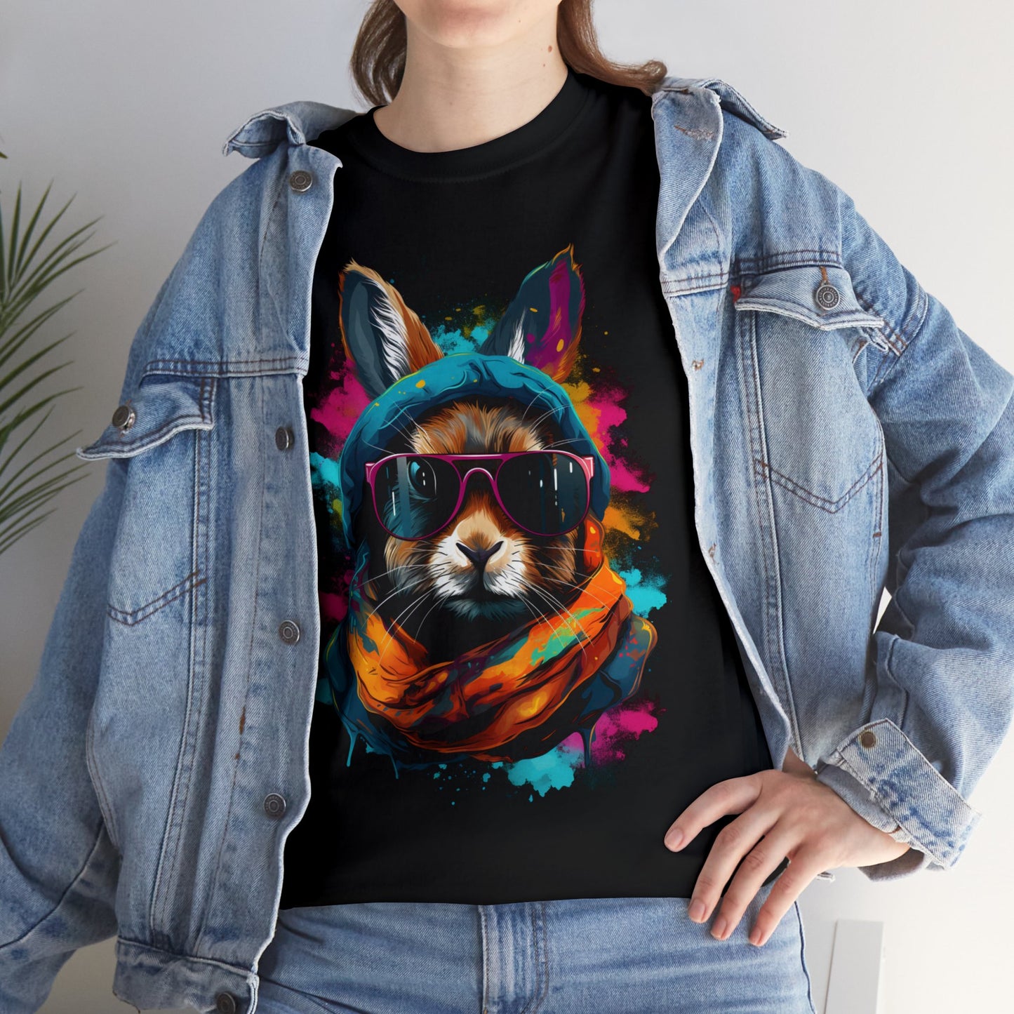 Cosmic Canine Coolness - Unisex Heavy Cotton Tee