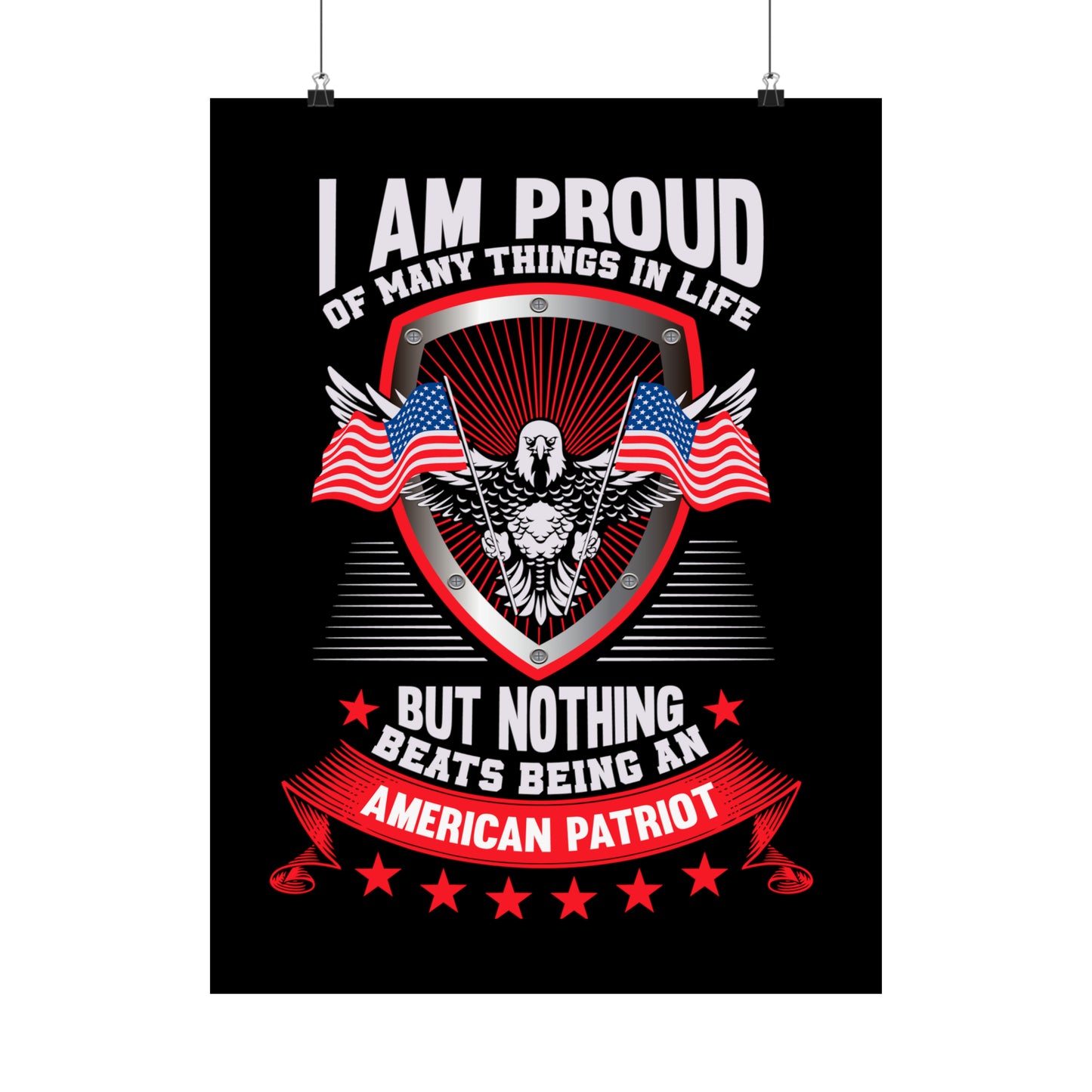 American Patriot Matte Vertical Posters